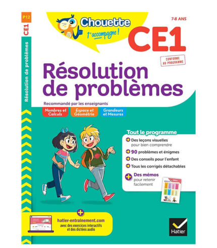 Cahier d’entraînement en maths résolution de problèmes CE1